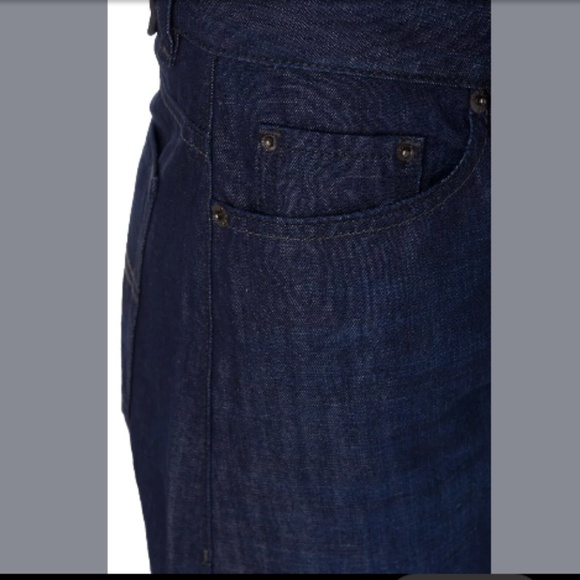 TREND DARK WASH DENIM!! $225 Diesel Wide Leg Capri - Picture 5 of 8